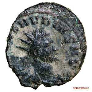 ANTONINIANO DEL EMPERADOR CLAUDIO II “EL GÓTICO” ACUÑADO ENTRE EL 268 Y EL 270