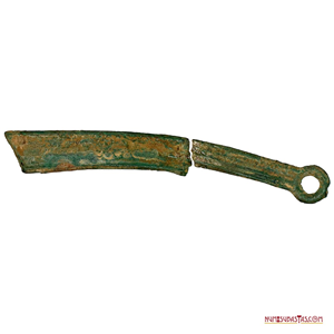 MONEDA CUCHILLO EMITIDA ENTRE EL 400 Y EL 220 ANTES DE CRISTO DURANTE LAS GUERRAS DE UNIFICACIÓN CHINA
