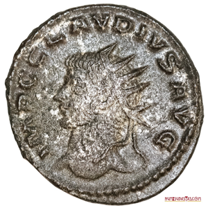 ANTONINIANO TIPO SALUS AUGUSTA, ACUÑADO BAJO CLAUDIO II “EL GÓTICO” ENTRE EL 268 Y EL 270DC